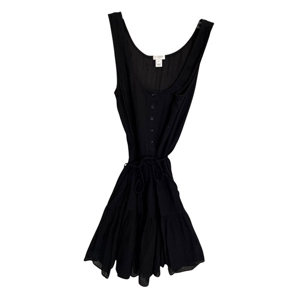 Tops - J Crew Black Henley Tank Dress Women Size XS Excellent Condition Casual